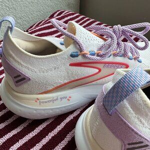 brooks Glycerin StealthFit 21 'parchment lavensula' women running sneakers size